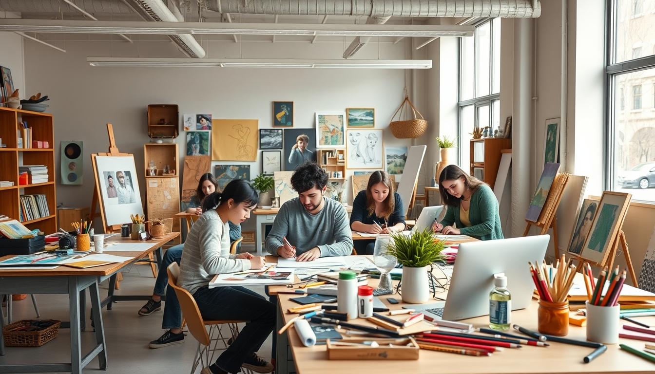 Digital learning platform with online study materials