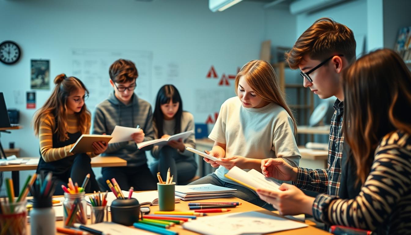 Organized exam preparation notes and academic planner