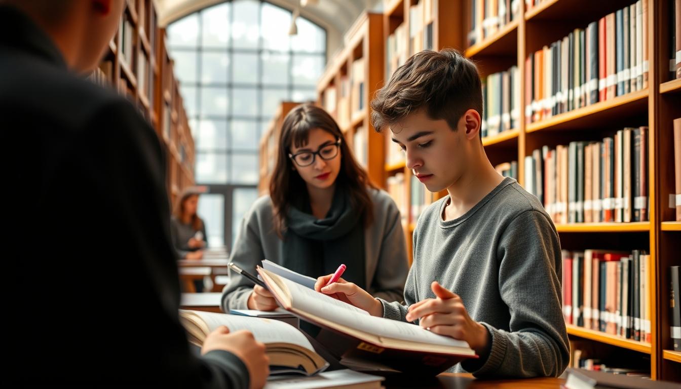 University campus and scholarly setting in Berlin